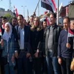 برگزاری تظاهرات ضد ترکیه در تل رفعت در شمال سوریه