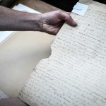 نمایش تصویر دست نوشته‌‎‌ای از «مارسل پروست» نویسنده مشهور فرانسوی بعد از ۱۰۰ سال